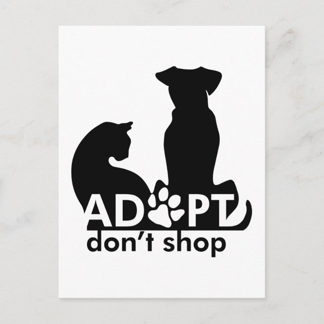 Adopt Pets Postcard (Front)