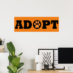 Adopt pets poster