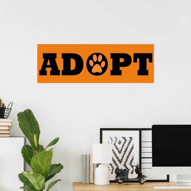 Adopt pets poster (Home Office)