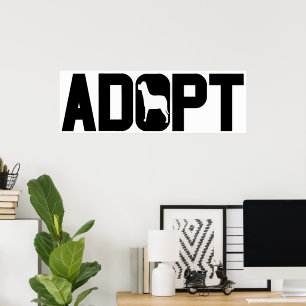 Adopt pets poster
