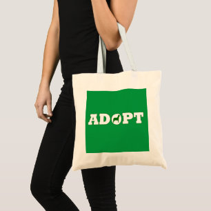 Adopt pets tote bag
