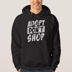 Adopt Poodle Don T Shop Hoodie