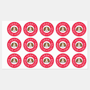 Adopt, Rescue, Foster   Cute Dog Bandaid