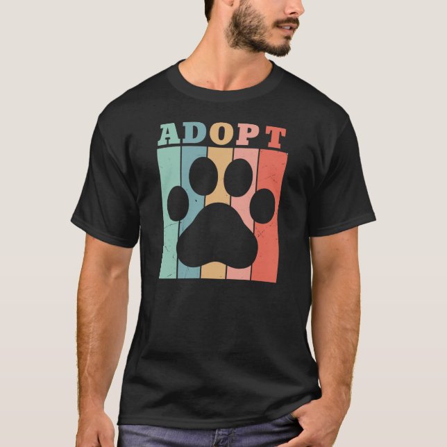 Adopt Retro T-Shirt (Front)