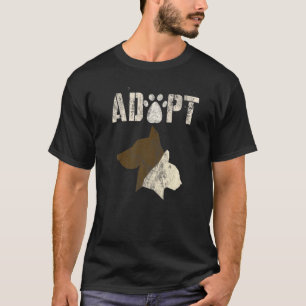 Adopt Vintage Animal Rescue Shelter Cats Dogs Adop T-Shirt