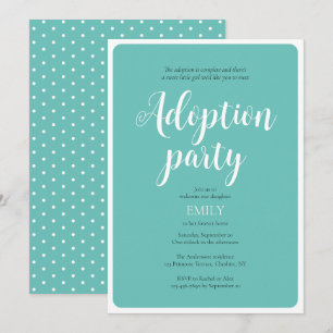 Adoption Announcement Party Invitation