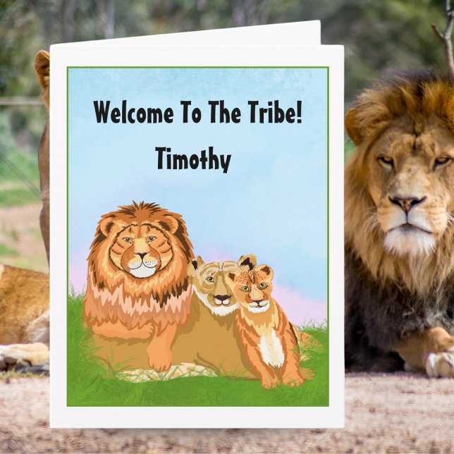 Adoption Announcement Welcome to the Tribe Lions (Creator Uploaded)