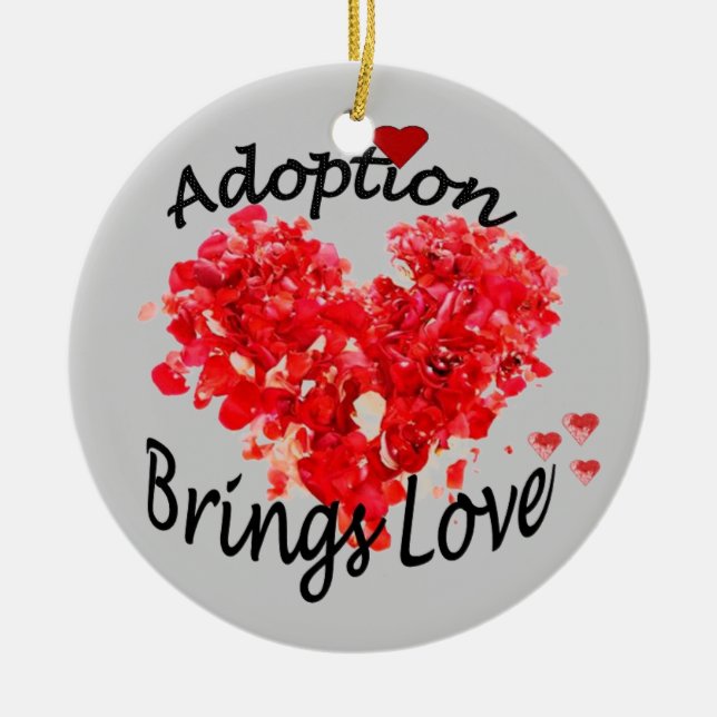 Adoption BRINGS LOVE Ornament (Front)
