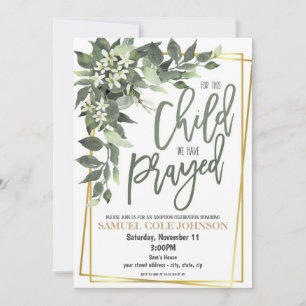 Adoption Celebration Invitation