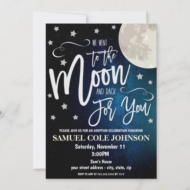 Adoption Celebration Invitation (Front)