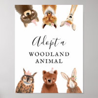 Adoption Centre | Gir Woodland Birthday Party Sign