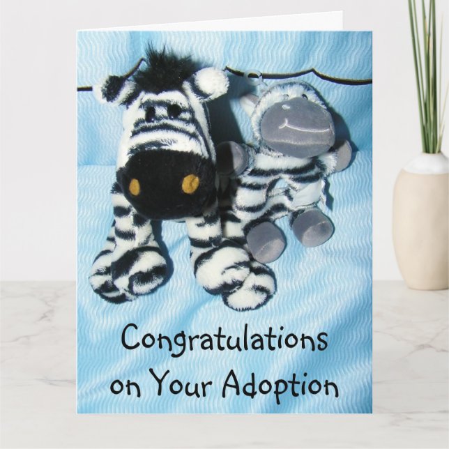 "ADOPTION" CONGRATULATIONS CARD (Front)