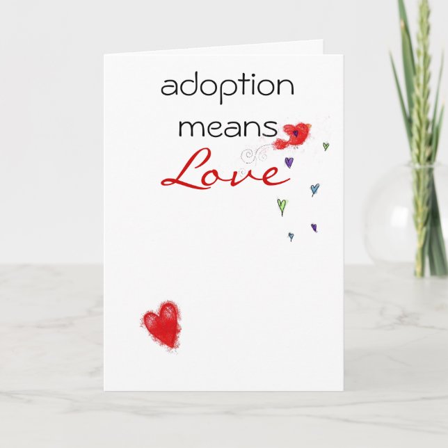 adoption congratulations card (Front)