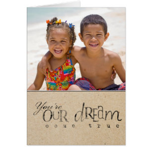 Adoption Day Announcement Photo Greeting Card