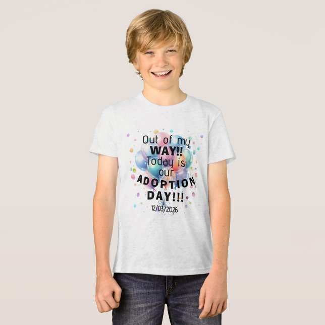 Adoption Day  Tri-Blend Shirt (Front Full)