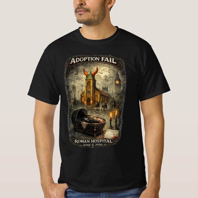 Adoption Fail Men's Value Dark T-Shirt (Front)