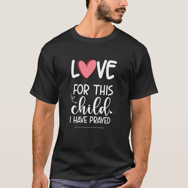 Adoption Foster Child family for Dad and Mum T-Shirt (Front)