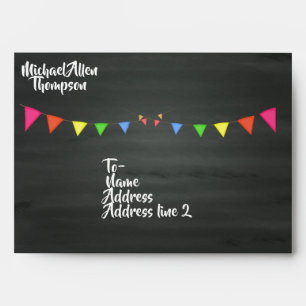 Adoption From Foster Care Announcment- Party Envelope