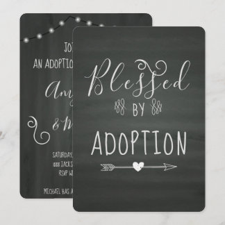 Adoption From Foster Care Announcment- Party Invitation