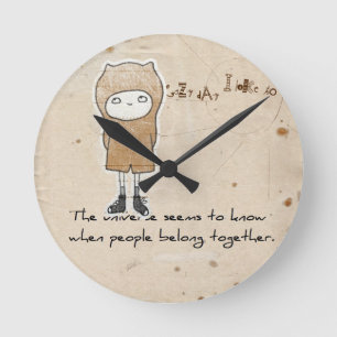 adoption gifts round clock