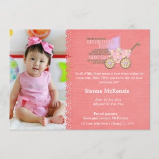 Adoption Girl Announcement