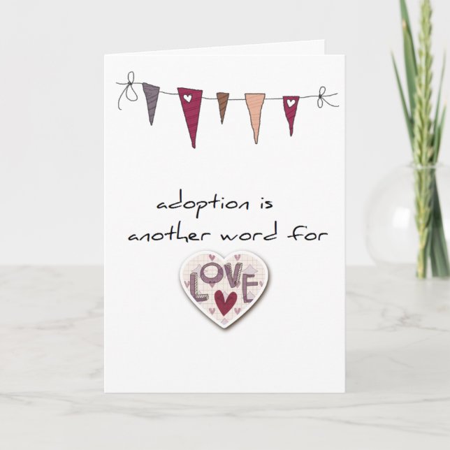 adoption greeting card (Front)