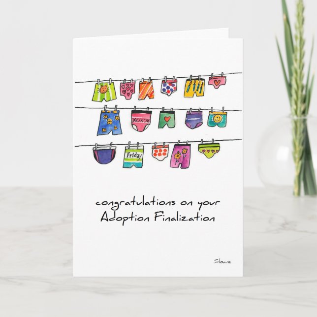 adoption greeting card (Front)