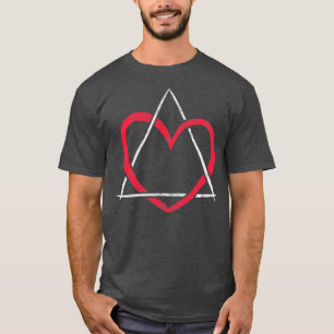 Adoption Heart Love Symbol Foster Child Mum Dad T-Shirt
