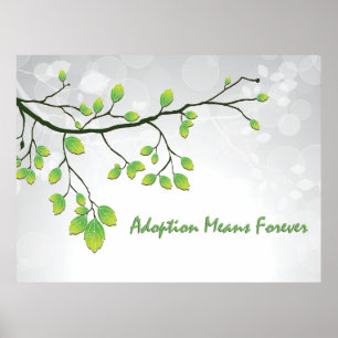 Adoption Means Forever Poster