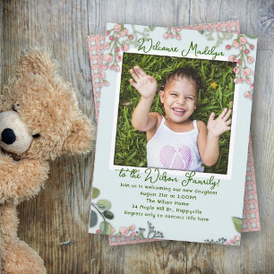 Adoption Party Daughter Invitation