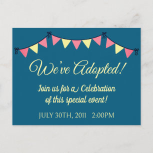 ADOPTION party invitations
