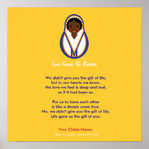 Adoption Poem - Africa Poster