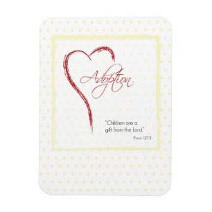 Adoption, Religious, Yellow Dots Magnet