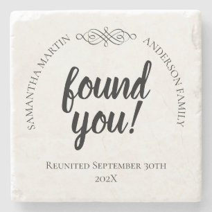 Adoption Reunion Stone Coaster