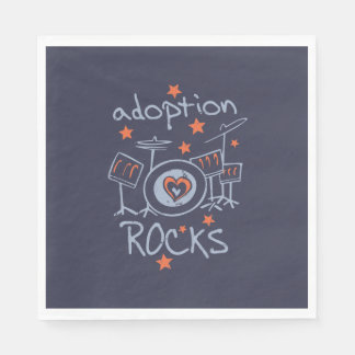 Adoption Rocks Party Napkin