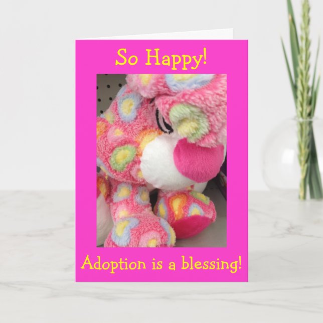 ADOPTION=SO MUCH LOVE/SO MANY KISSES-CONGRATS CARD (Front)