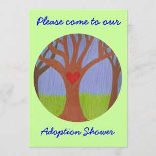 Adoption Tree Shower invitation