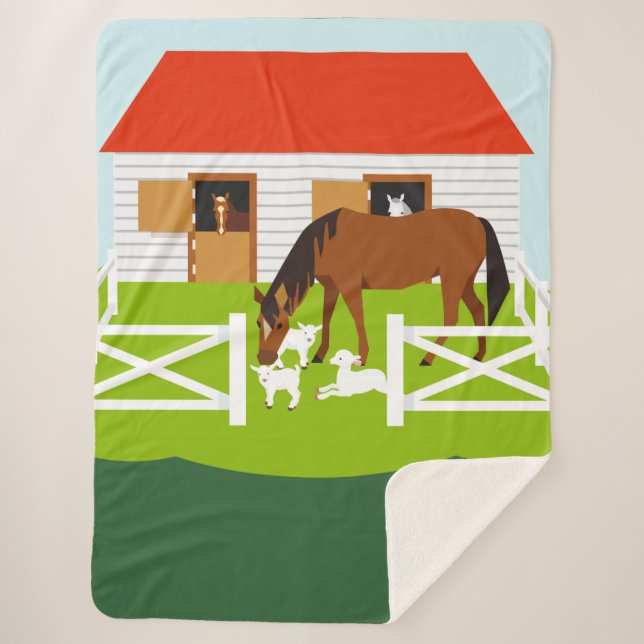 Adoptive mother sherpa blanket (Front)