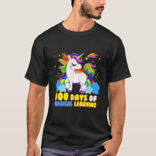 Adorable 100 Days of Magical Learning School Unico T-Shirt