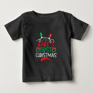 Adorable 2023 Baby's First Christmas Gifts Baby T-Shirt