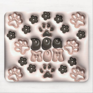 Adorable 3D Dog Mum Mouse Mat