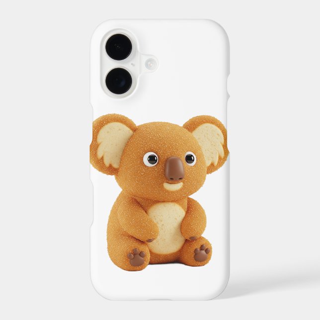 Adorable 3D Dough Koala Mascot (Back)