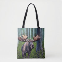Adorable Abstract Little Moose