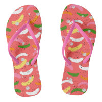 Adorable abstract pattern cute pink white green