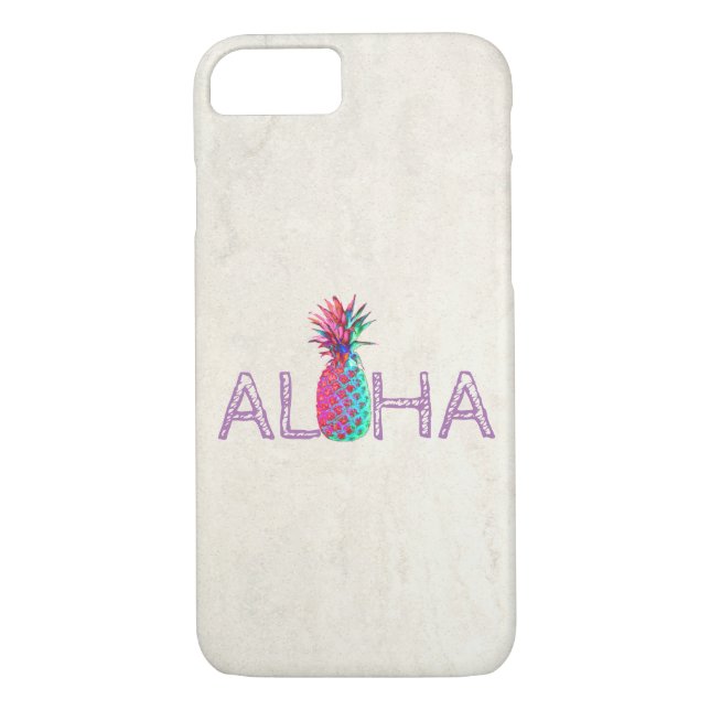 Adorable Aloha Hawaiian Pineapple Case-Mate iPhone Case (Back)