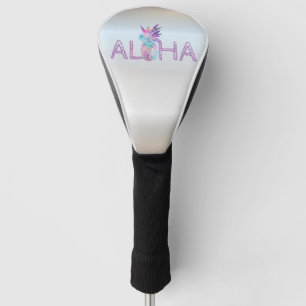 Adorable Aloha Hawaiian Pineapple,Silver Golf Head Cover