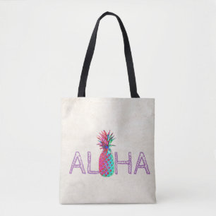 Adorable Aloha Hawaiian Pineapple Tote Bag