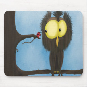Adorable And Colourful Owl Oliver Mouse Mat