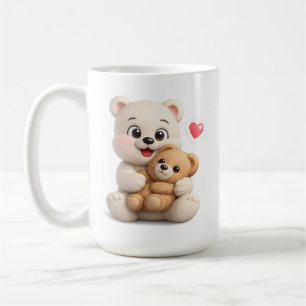 Adorable and Cute Teddy Bear Design Coffee Mug