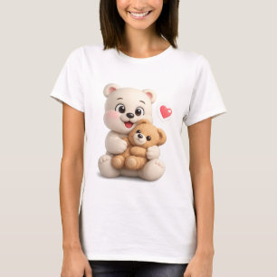 Adorable and Cute Teddy Bear Design T-Shirt